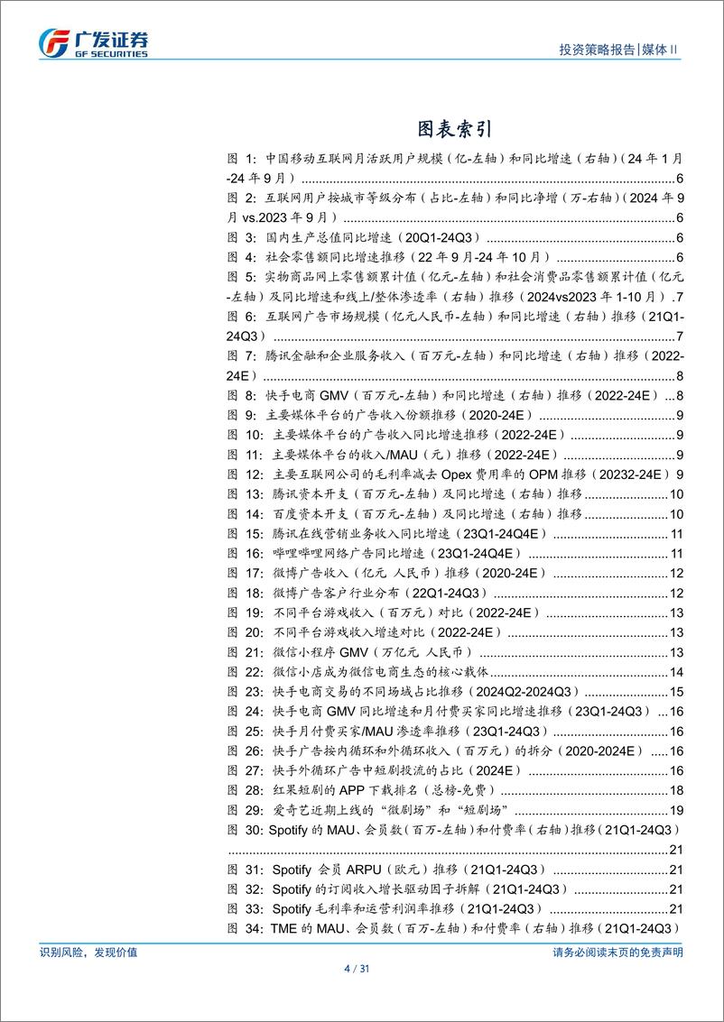 《媒体Ⅱ行业：互联网行业2025年投资策略，聚焦效率，注入新生-241202-广发证券-31页》 - 第4页预览图