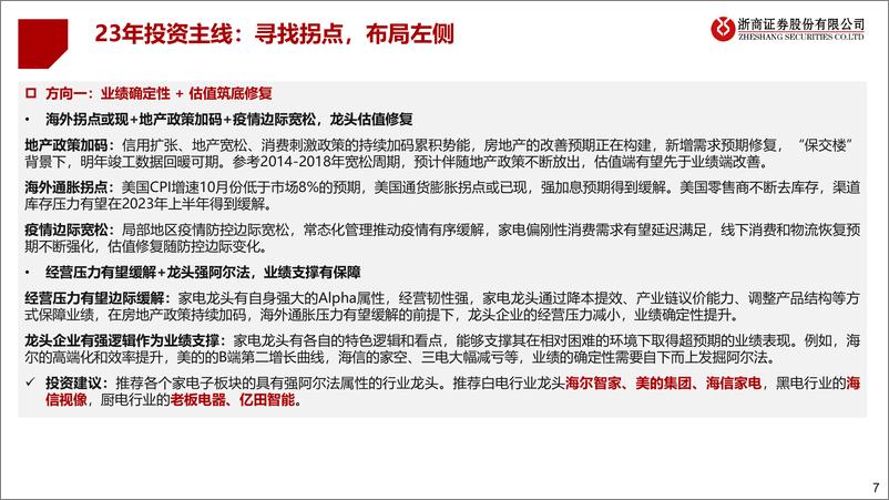 《2023年家电行业年度策略：拨云见日，关注左侧-20221203-浙商证券-51页》 - 第8页预览图