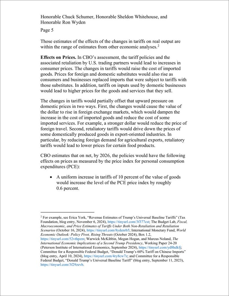 《国会预算办公室-提高关税的说明性政策的影响（英）-2024.12-9页》 - 第5页预览图