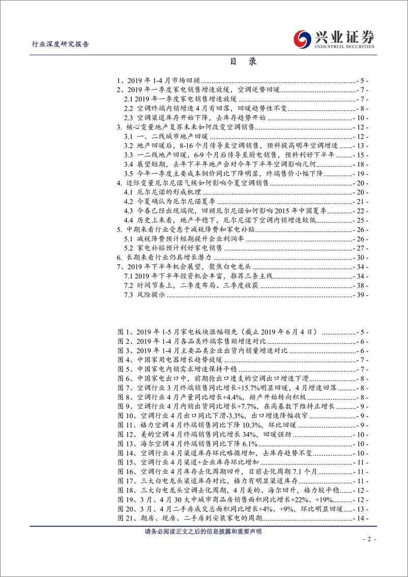 《2019年家电行业中期策略：布局下半年家电主升浪-20190610-兴业证券-40页》 - 第3页预览图