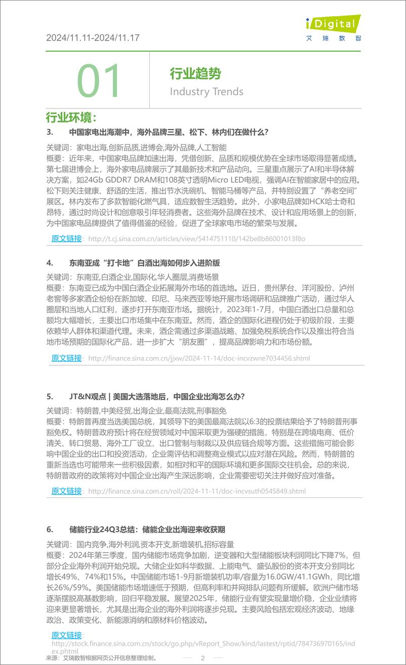 《iR-跨境出海行业周度市场观察-2024年第47周-8页》 - 第2页预览图