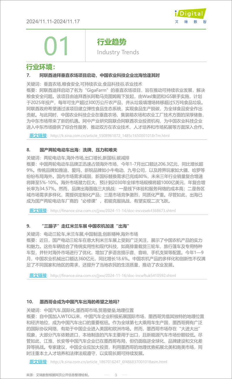 《iR-跨境出海行业周度市场观察-2024年第47周-8页》 - 第3页预览图