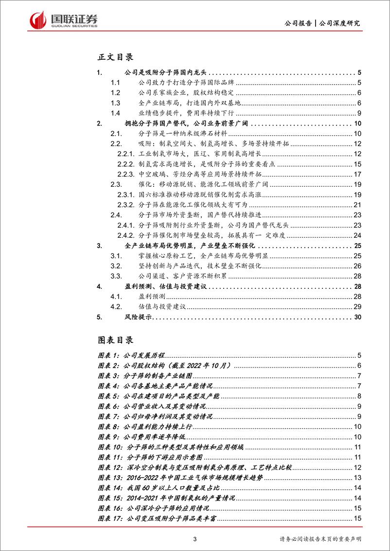 《建龙微纳-688357-国产吸附类分子筛龙头，拥抱国产替代行业机遇-20221031-国联证券-32页》 - 第4页预览图