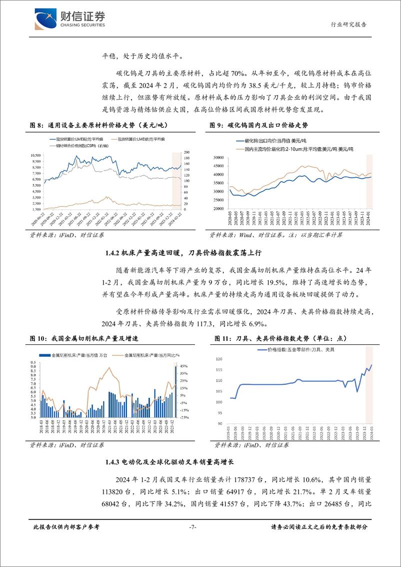 《通用设备行业月度点评：政策和产业周期利好，建议关注通用设备-240328-财信证券-13页》 - 第7页预览图