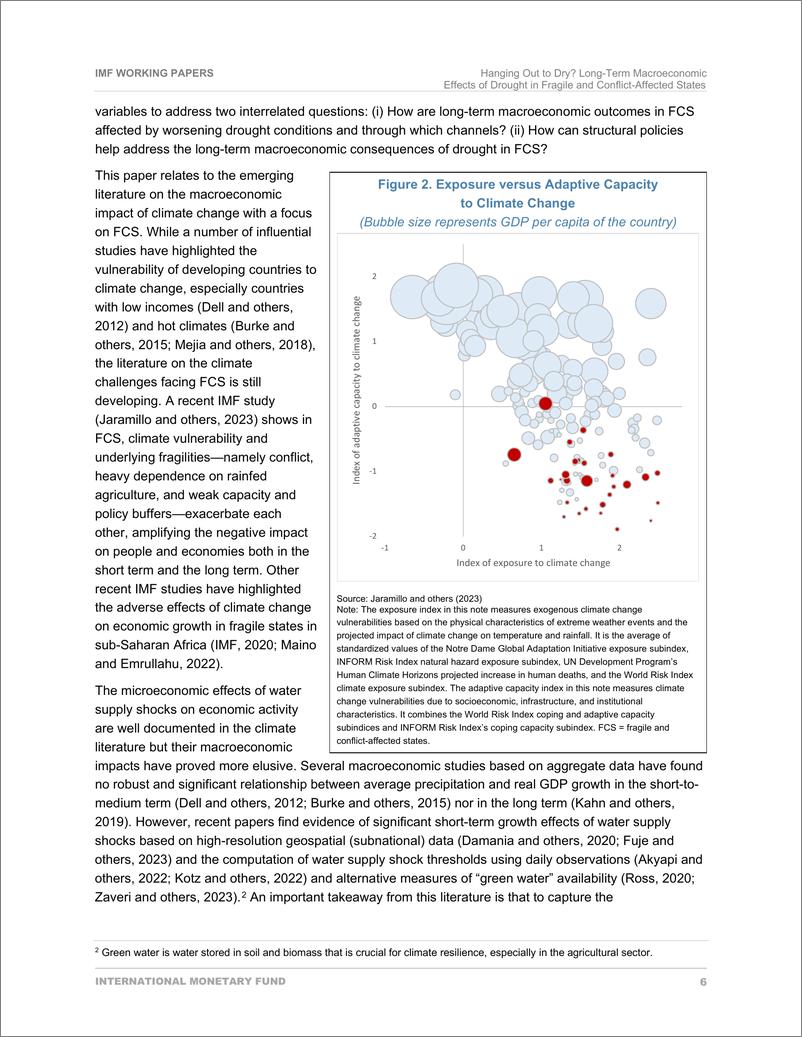 《IMF-出去晒？干旱对脆弱国家和受冲突影响国家的长期宏观经济影响（英）-2024.5-31页》 - 第6页预览图