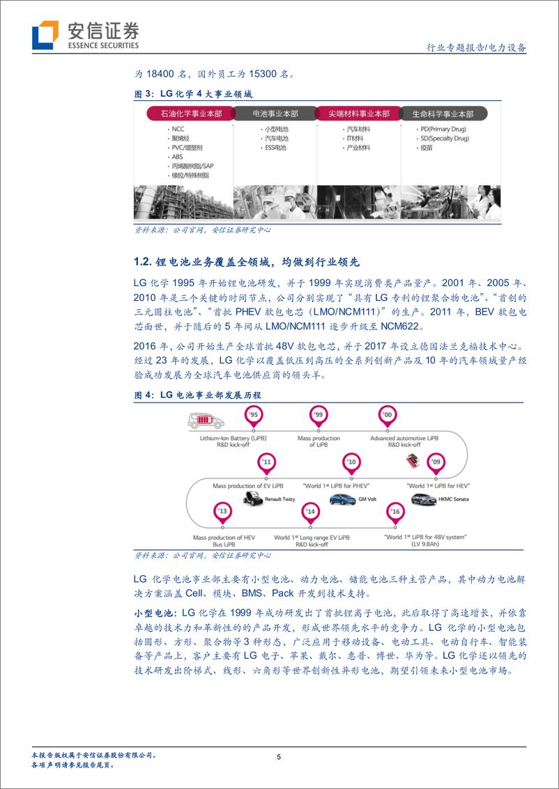 《电力设备行业LG专题系列一：LGChem，引领全球高增长，产业链深度受益-20191029-安信证券-33页》 - 第6页预览图