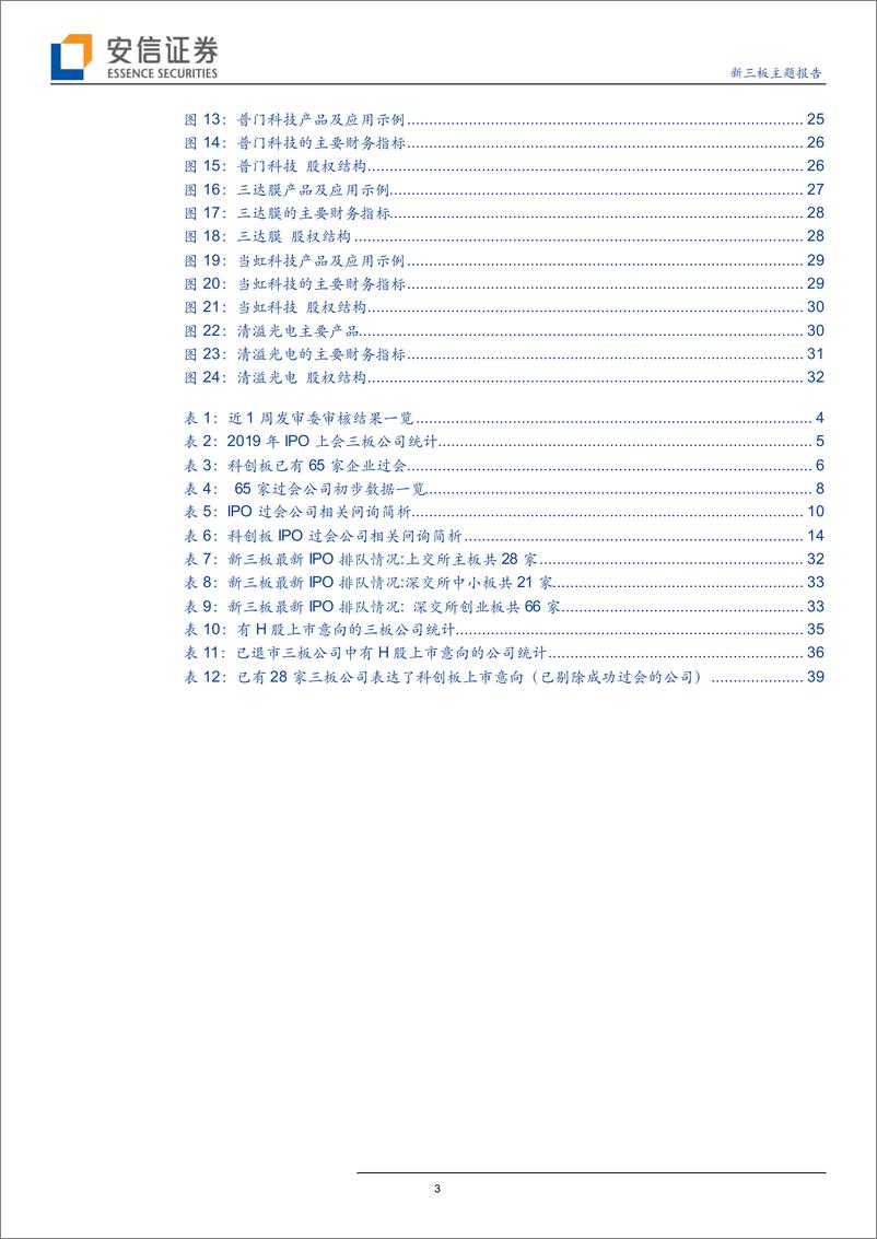 《新三板主题报告：上周9家企业过会，其中三板企业为天迈科技、通达电气、联瑞新材-20191014-安信证券-41页》 - 第4页预览图