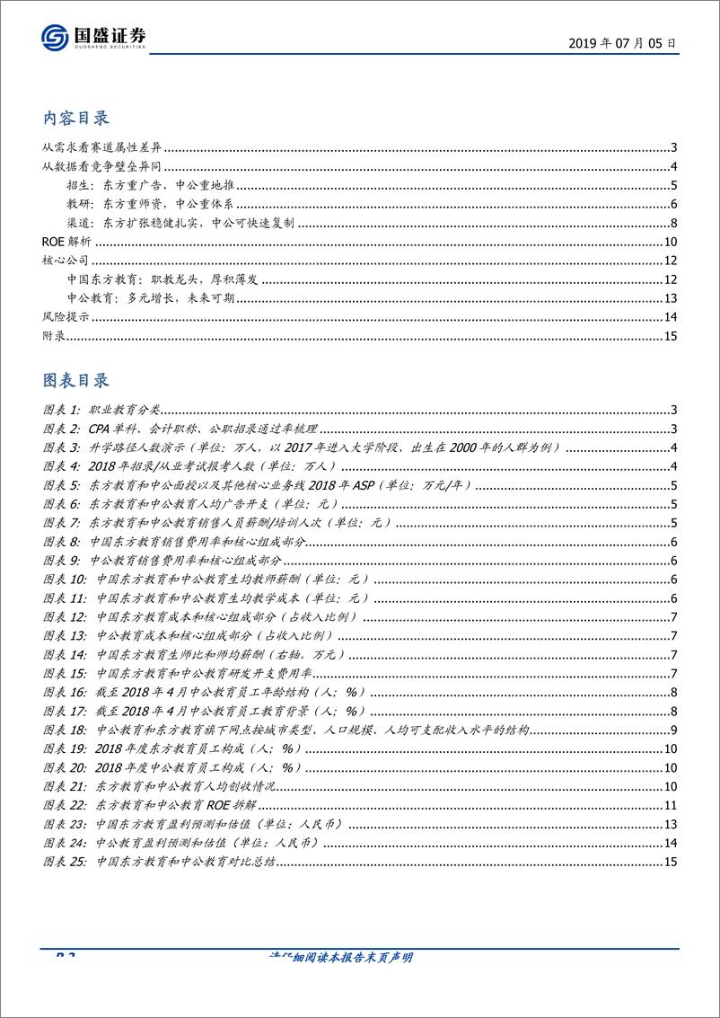 《教育行业：不同的行业，同样的专业-20190705-国盛证券-16页》 - 第3页预览图