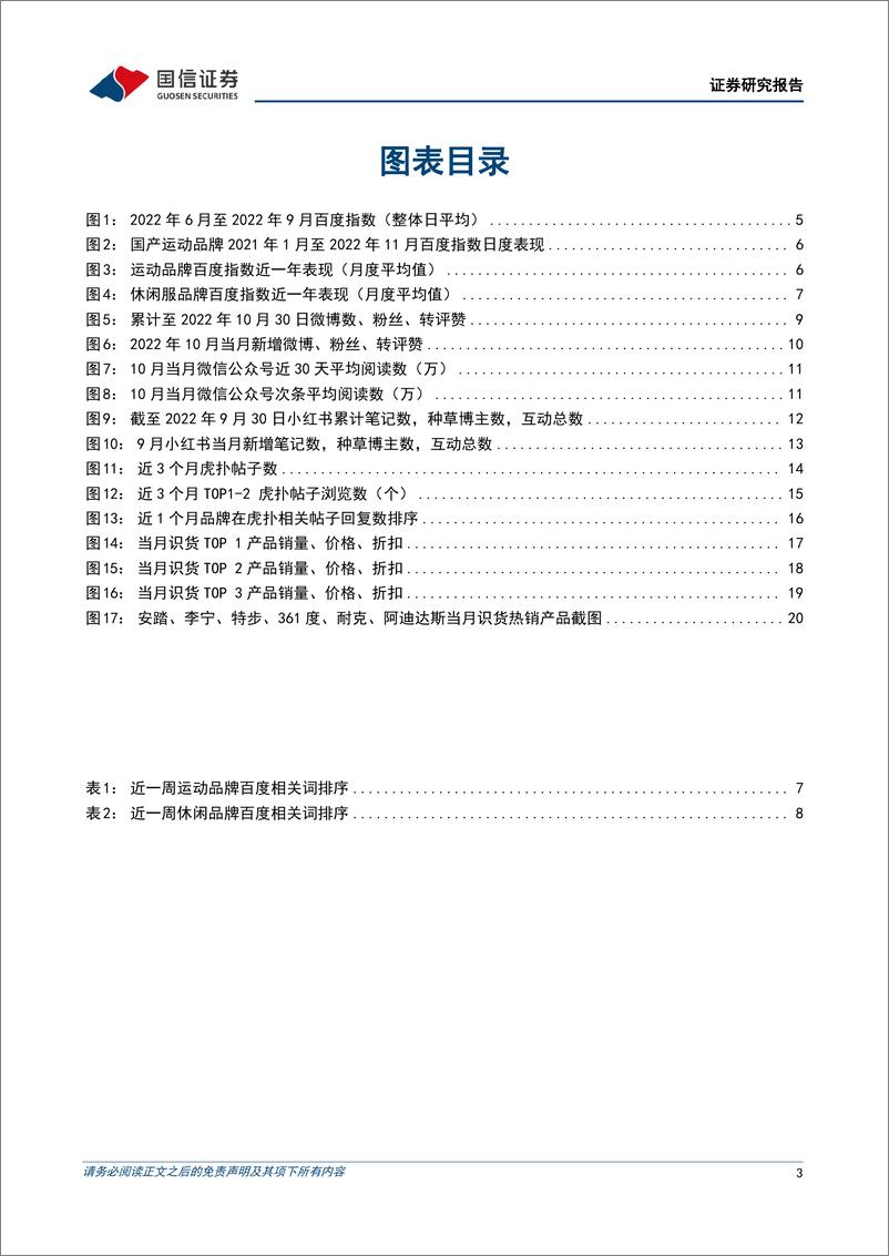 《纺织服装行业品牌力跟踪月报202210期：李宁设计争议逐步平息，行业发力冬装营销-20221103-国信证券-24页》 - 第4页预览图