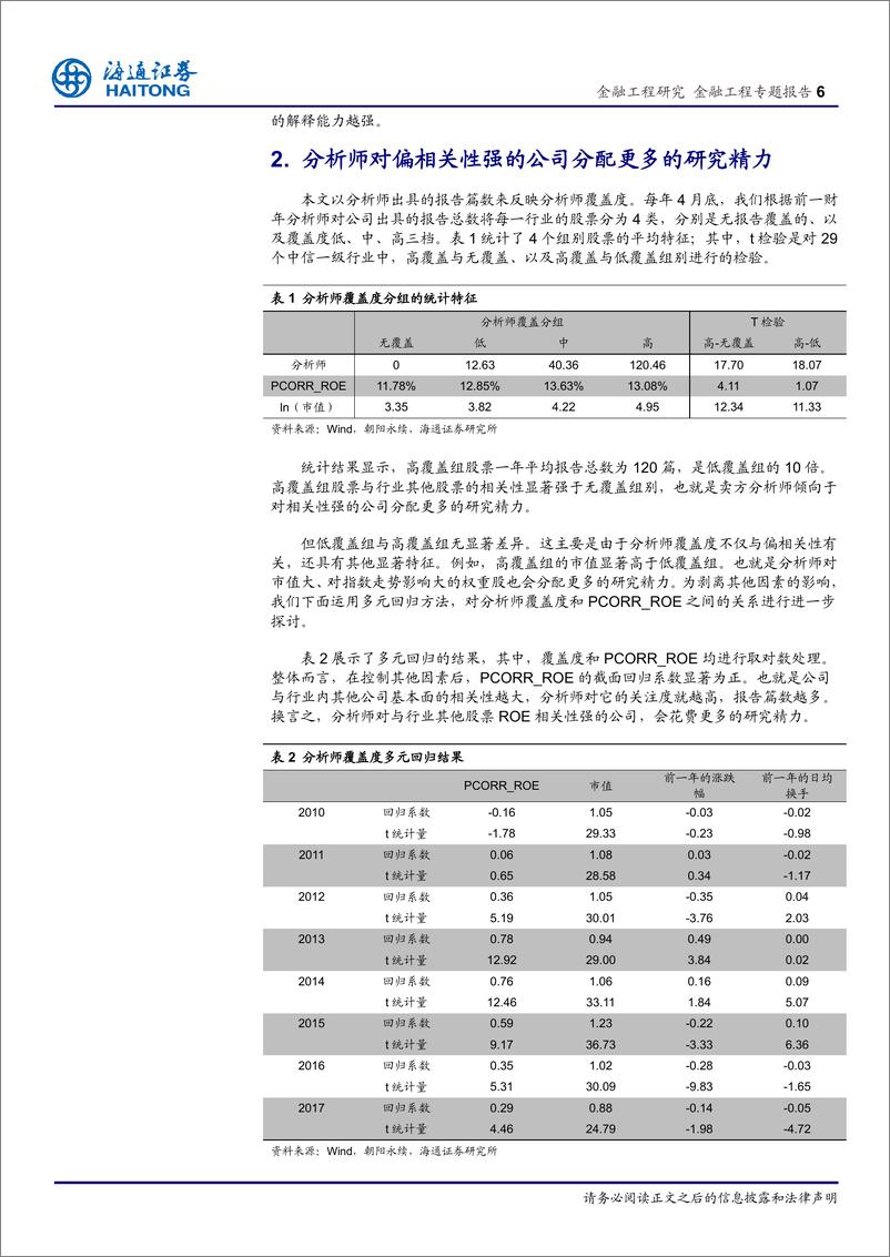 《海通证2018031金融工程专题报告：龙头股效应在一致预期数据上的应用》 - 第6页预览图