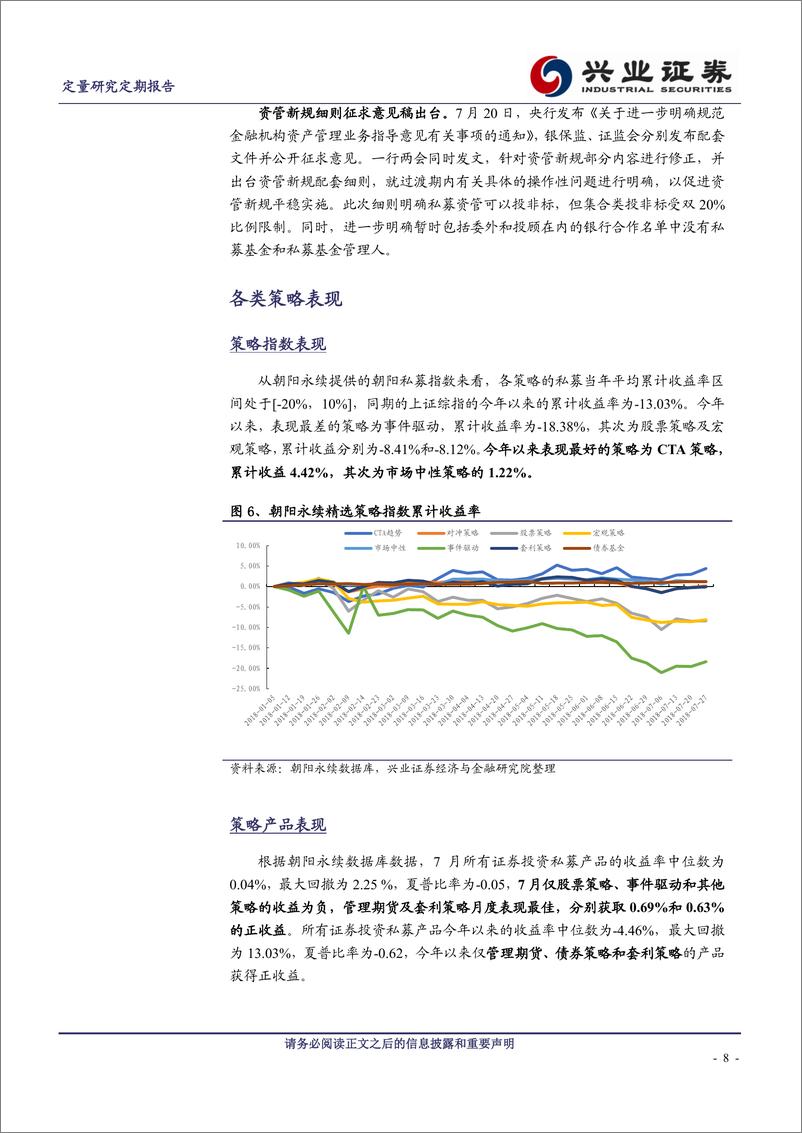 《兴业证2018082私享汇：私募基金行业2018年8月月报》 - 第8页预览图