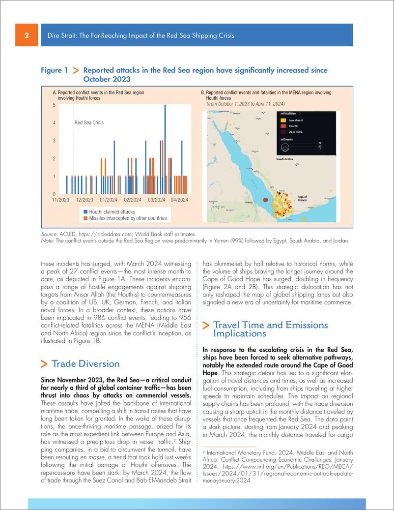 《世界银行-Dire Strait：红海航运危机的深远影响（英）-2024.4-12页》 - 第2页预览图