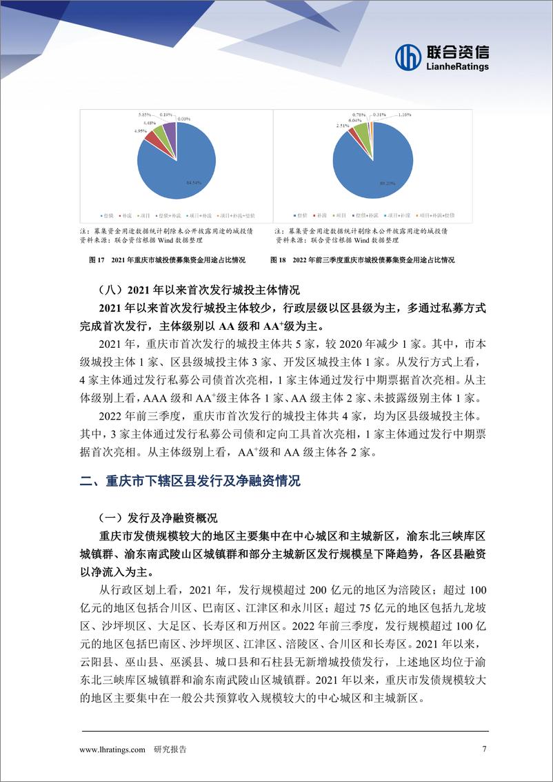 《联合资信-2021年以来重庆市城投债发行特点研究-16页》 - 第8页预览图