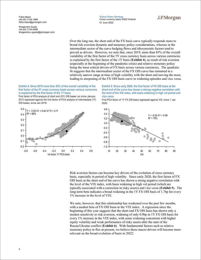 《J.P.摩根-全球投资策略-相对的货币政策和美联储的量化紧缩支持了更广泛的外汇隔夜指数互换基础-2022.6.1-34页》 - 第5页预览图