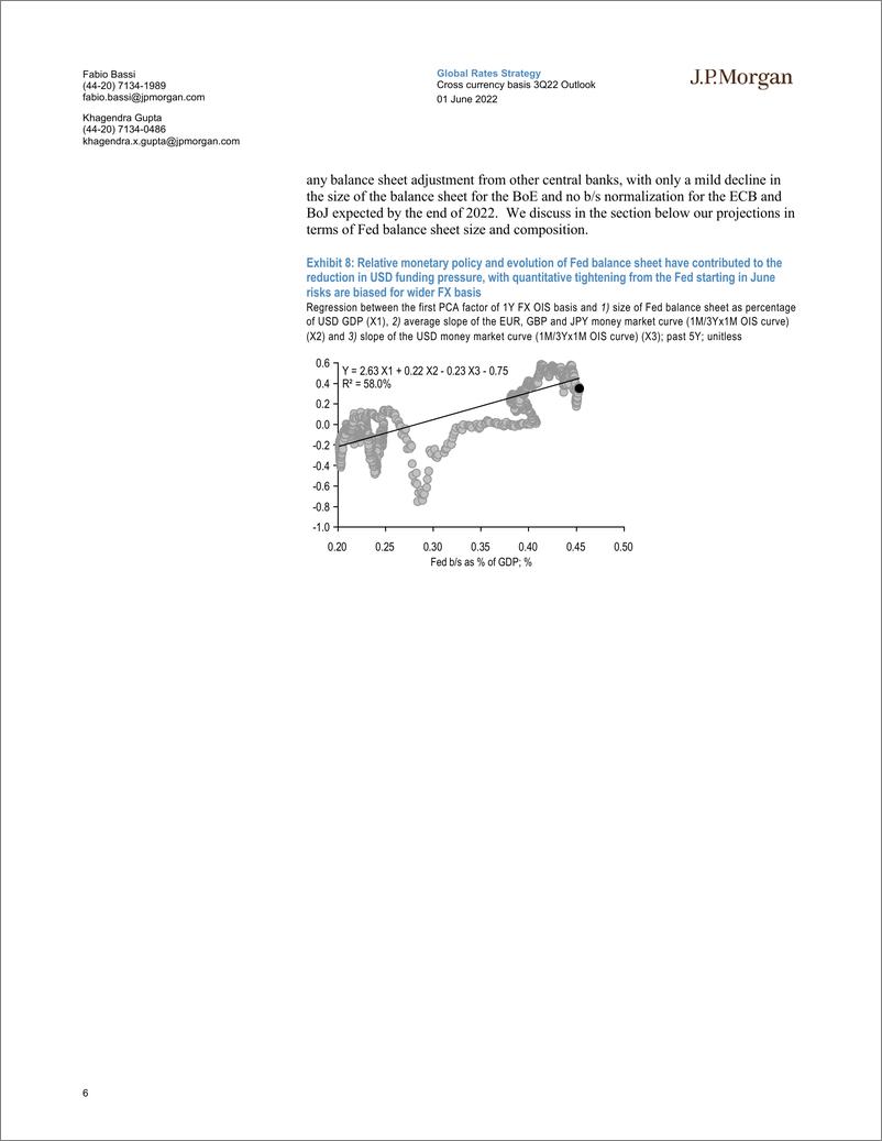 《J.P.摩根-全球投资策略-相对的货币政策和美联储的量化紧缩支持了更广泛的外汇隔夜指数互换基础-2022.6.1-34页》 - 第7页预览图