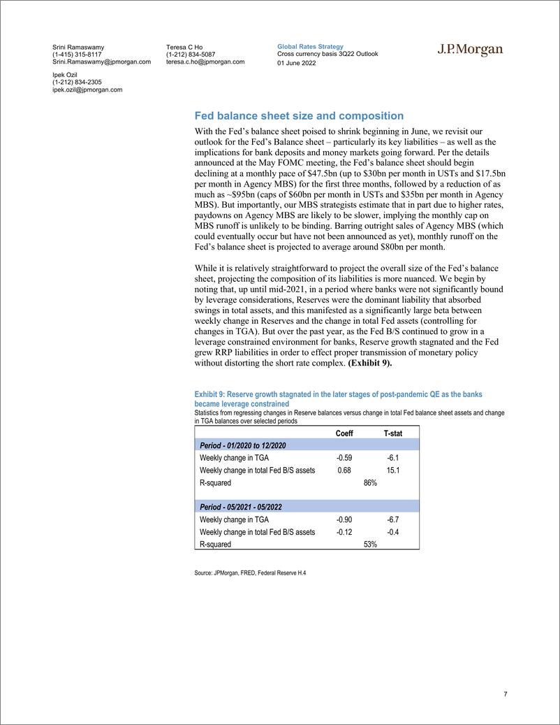 《J.P.摩根-全球投资策略-相对的货币政策和美联储的量化紧缩支持了更广泛的外汇隔夜指数互换基础-2022.6.1-34页》 - 第8页预览图