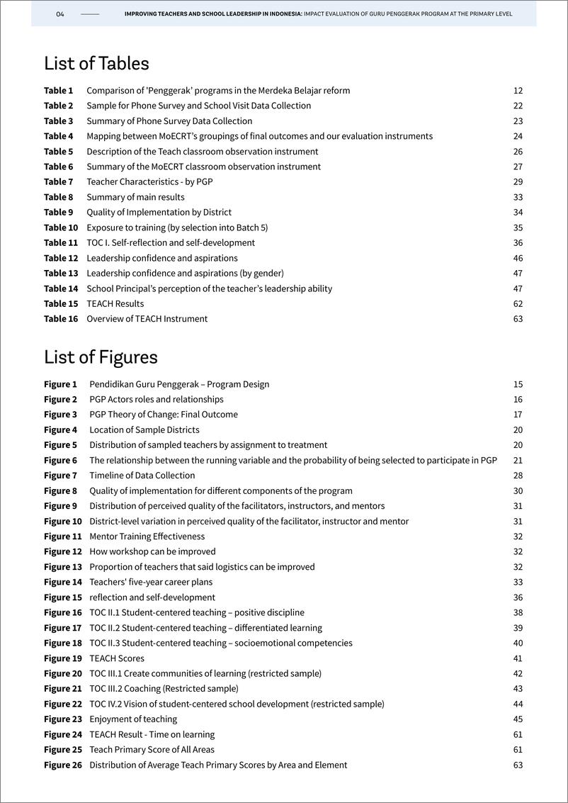 《世界银行-提高印尼教师和学校领导能力：小学Guru Pengerak项目的影响评估（英）-2024.4-78页》 - 第4页预览图