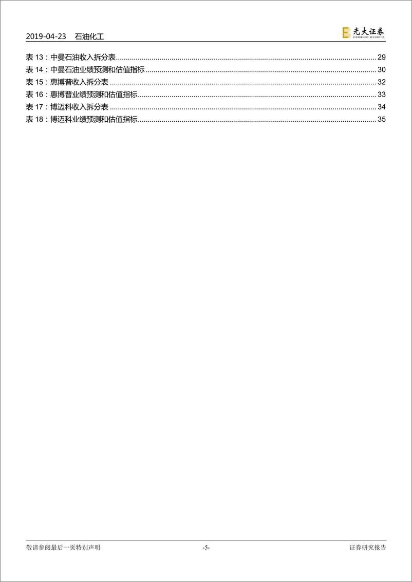 《油服行业价值分析报告：上游资本开支提高预期明确，行业景气度有望复苏-20190423-光大证券-37页》 - 第6页预览图