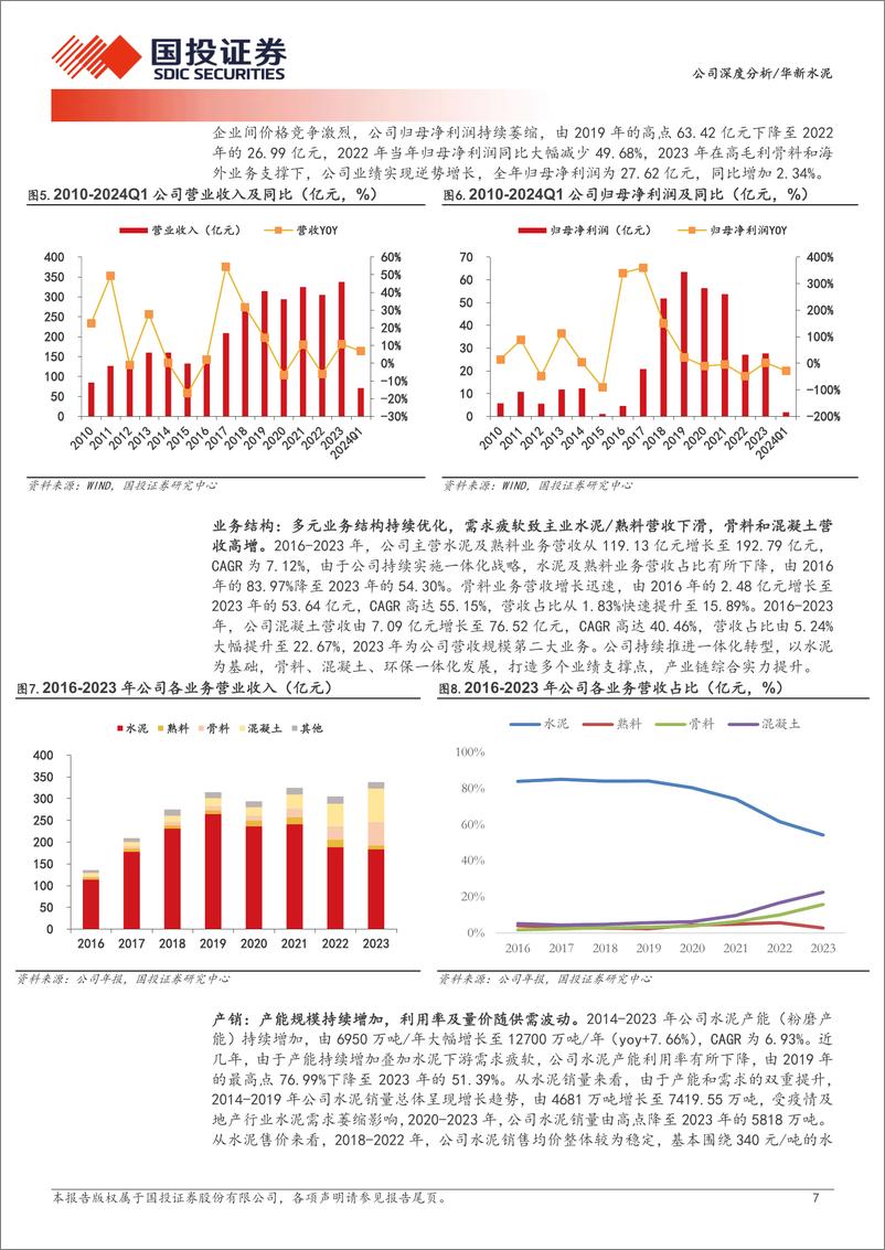 《华新水泥(600801)老牌水泥龙头韧性十足，看好一体化布局%2b海外发展-240820-国投证券-30页》 - 第7页预览图