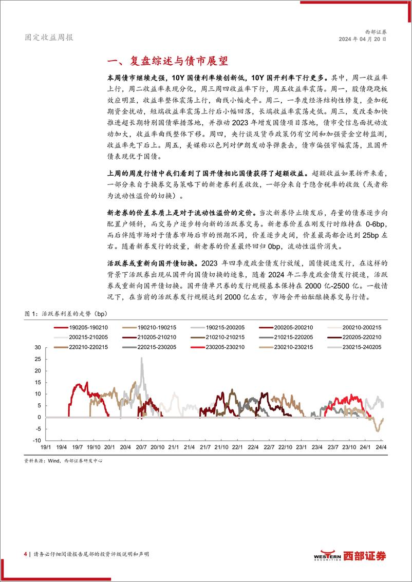 《固定收益：哑铃策略与子弹策略的再平衡-240420-西部证券-18页》 - 第4页预览图