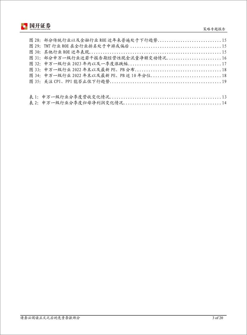 《A股2022年报以及2023一季报总结：整体业绩仍待修复，价值风格有所改善-20230529-国开证券-20页》 - 第4页预览图