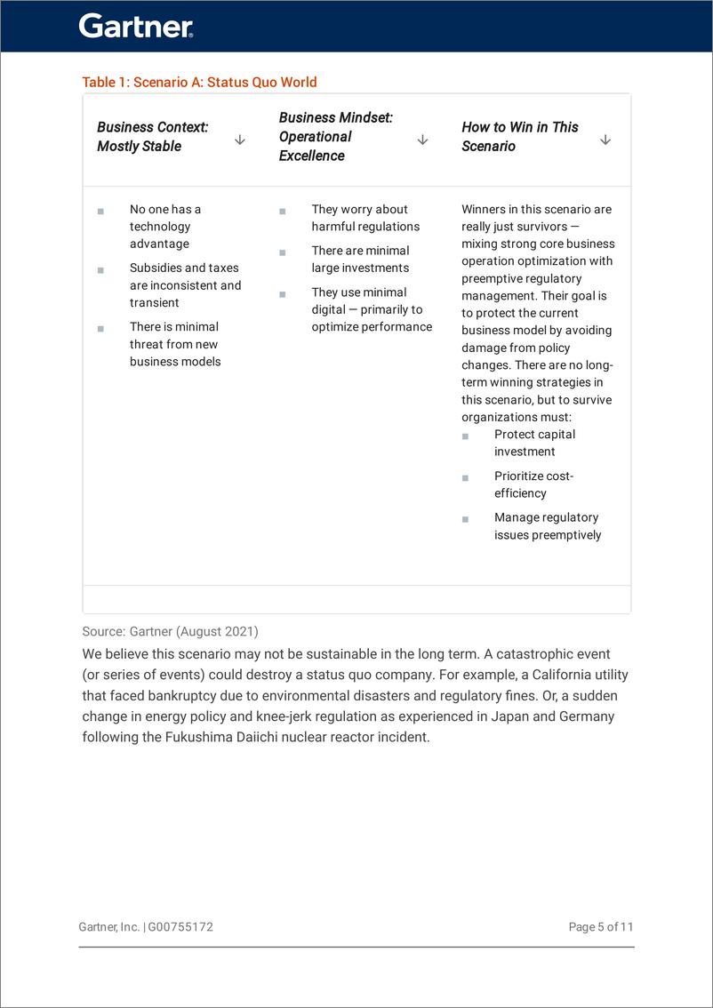 《Gartner -使用情景规划为不确定的能源未来做好准备（英）-18页》 - 第7页预览图