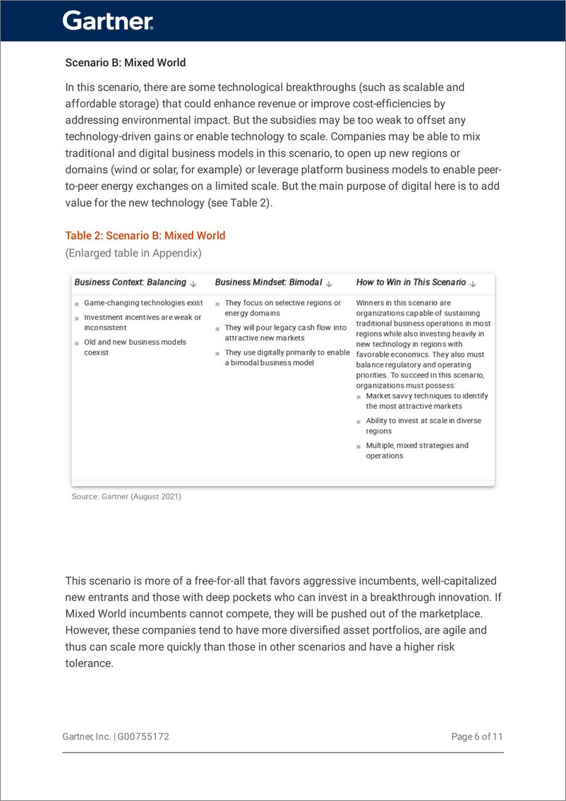 《Gartner -使用情景规划为不确定的能源未来做好准备（英）-18页》 - 第8页预览图