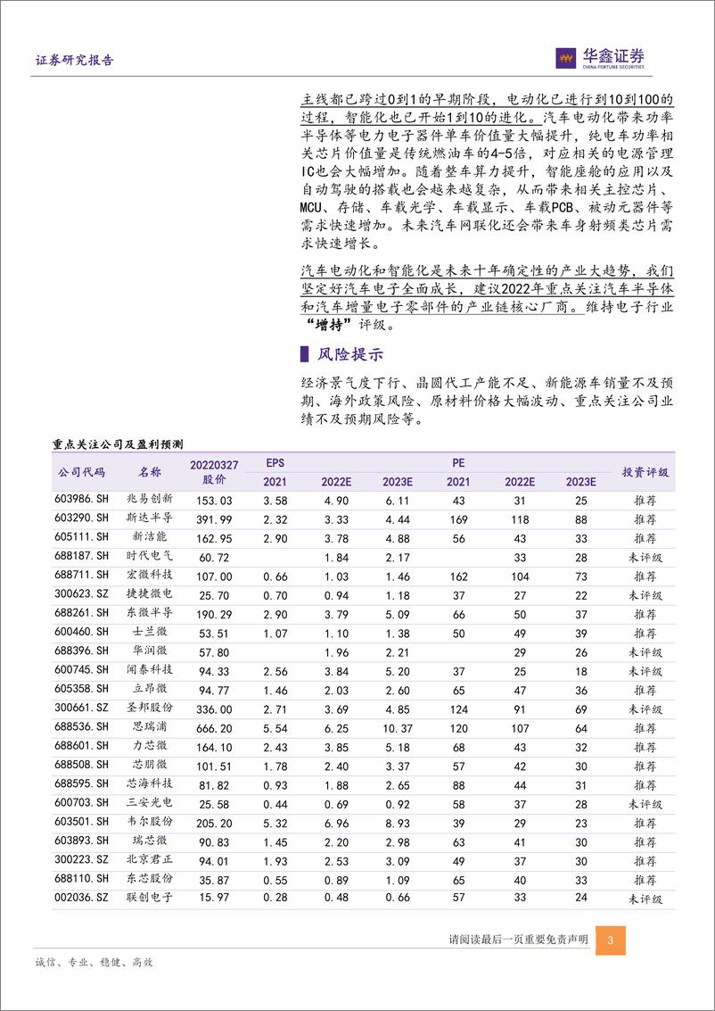 《汽车电子行业深度：智能化与电动化方兴未艾，汽车电子全面成长-20220328-华鑫证券-84页》 - 第4页预览图