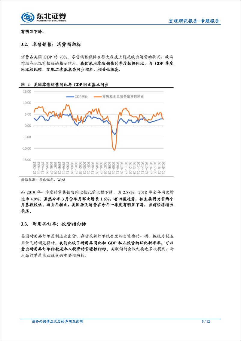 《宏观专题报告：预计美国一季度经济无惊喜-20190423-东北证券-12页》 - 第6页预览图