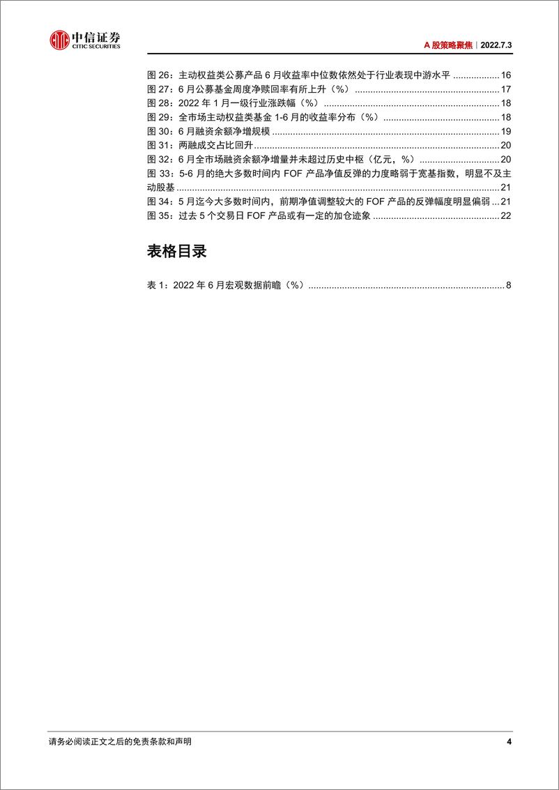 《A股策略聚焦：行情节奏趋缓，结构更加均衡-20220703-中信证券-25页》 - 第5页预览图