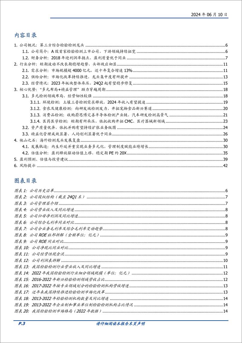 《华测检测-300012.SZ-精益管理赋能版图扩张，第三方检测龙头初露峥嵘-20240610-国盛证券-43页》 - 第3页预览图