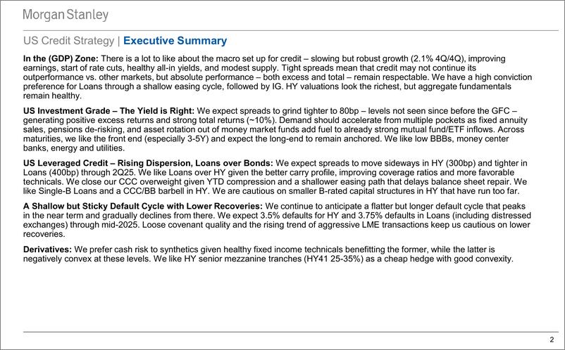 《Morgan Stanley Fixed-US Credit Mid-Year Outlook Presentation Macro and Micro-108470347》 - 第2页预览图