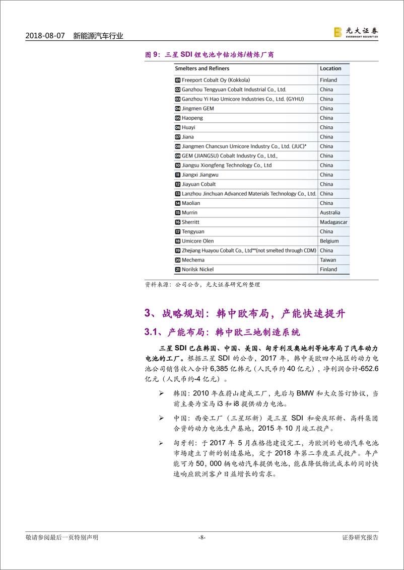 《三星SDI动力电池：全球方形动力电池专家》 - 第8页预览图