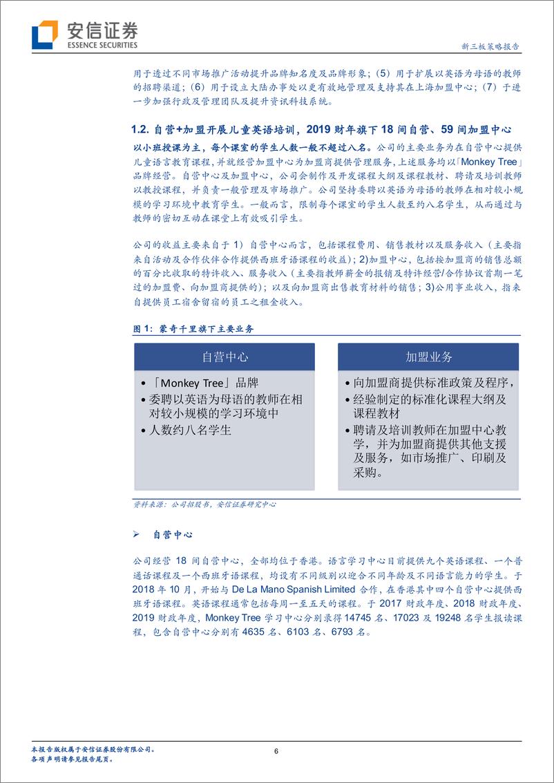 《全市场教育行业策略报告：蒙奇千里赴港IPO，重点关注后续扩张进程-20190718-安信证券-18页》 - 第7页预览图