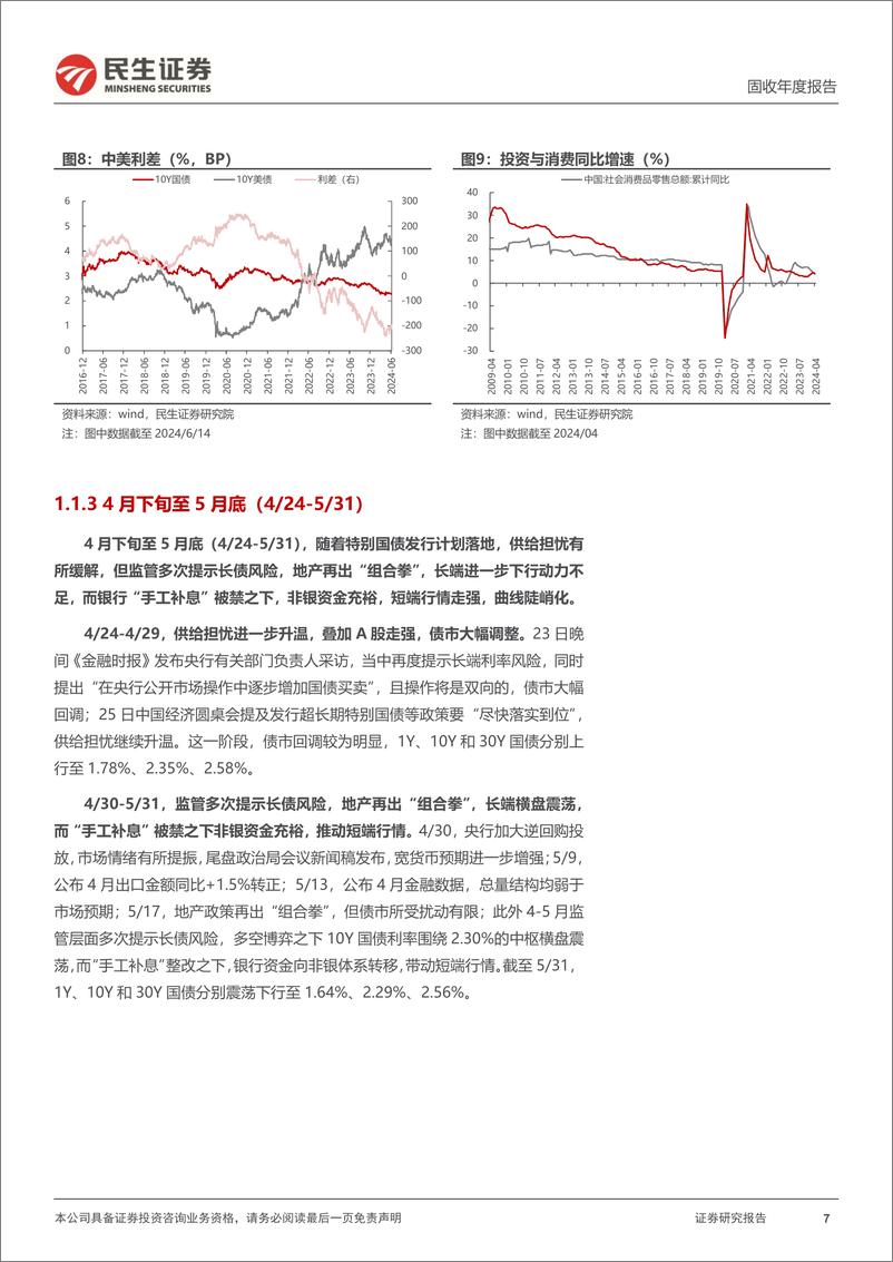 《利率债2024年中期投资策略：债牛未尽，何以变局？-240617-民生证券-36页》 - 第7页预览图