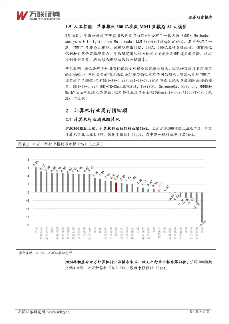 《202404月更新-苹果推出MM1多模态AI大模型，继续关注数智化产业机遇》 - 第4页预览图