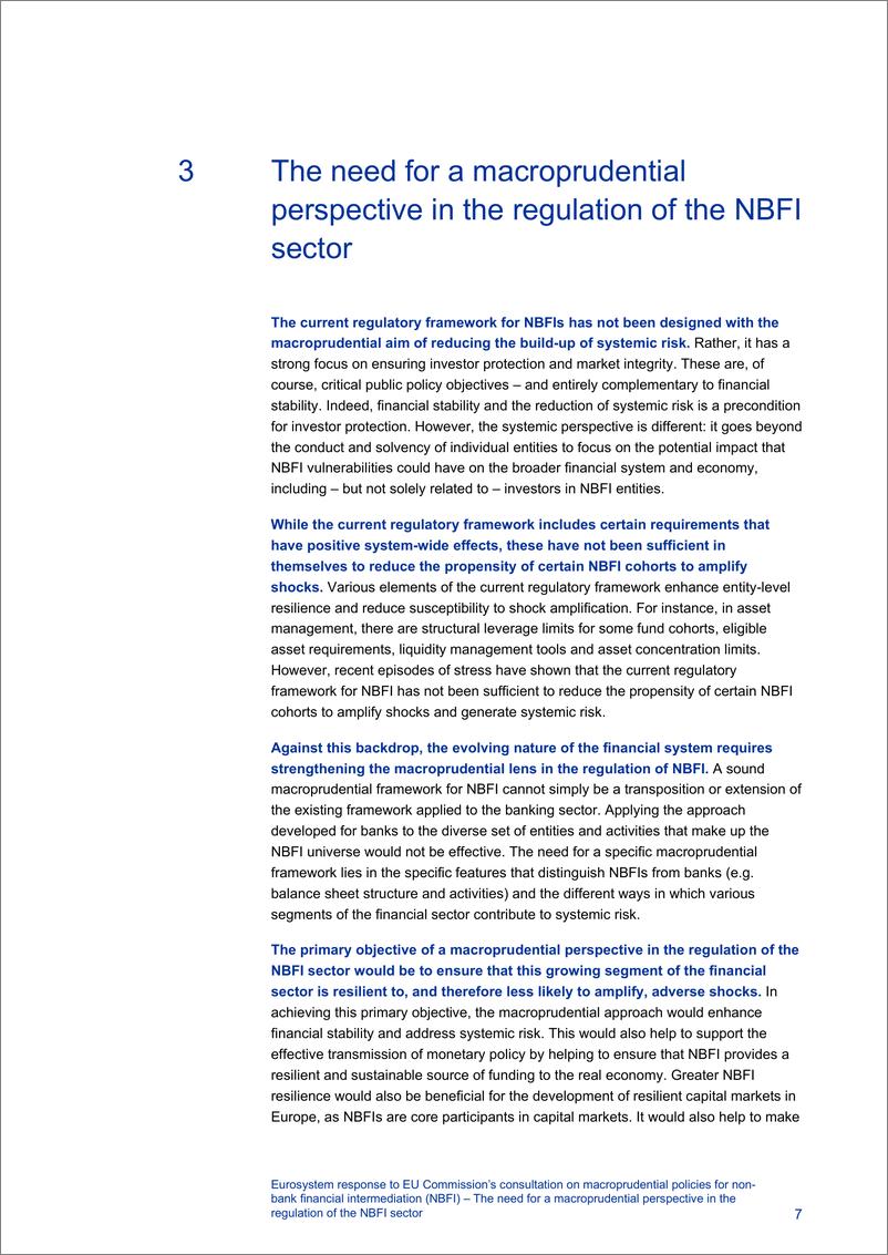 《欧洲央行-欧元体系对欧盟委员会关于非银行金融中介宏观审慎政策咨询的回应（英）-2024.11-57页》 - 第8页预览图