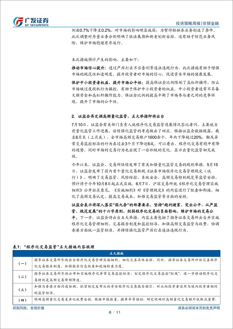 《非银金融行业：逆周期调节提振市场信心，建议关注保险资产端改善-240714-广发证券-11页》 - 第6页预览图