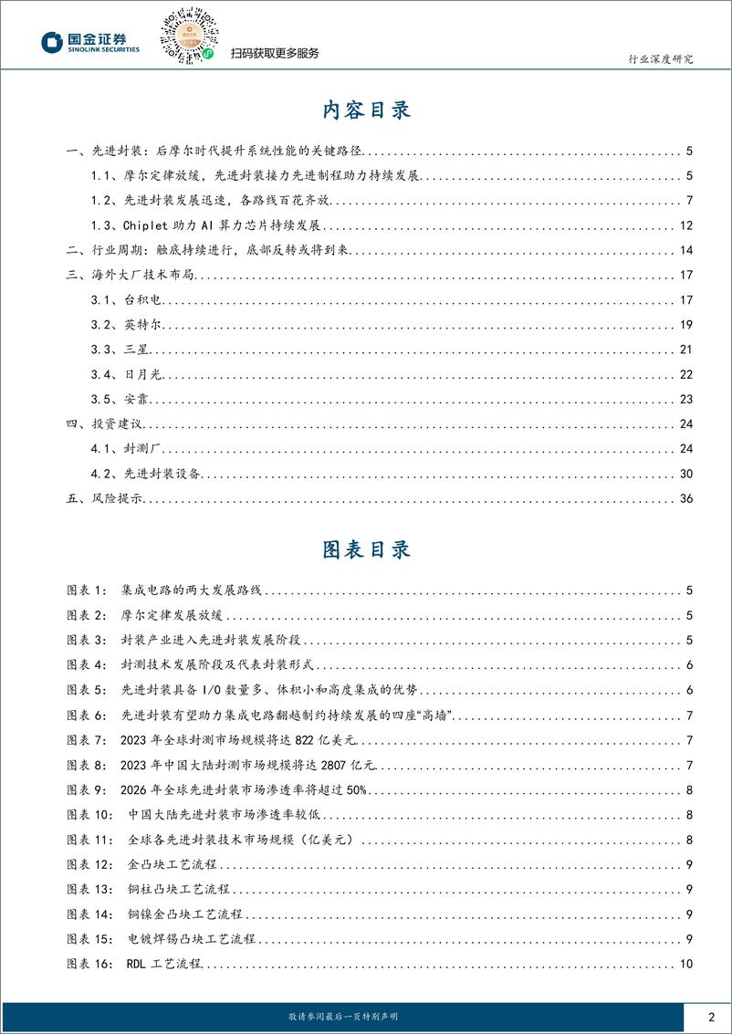 《电子行业深度研究：先进封装价值量提升叠加需求回暖，封测产业链机遇将至-20230818-国金证券-39页》 - 第3页预览图