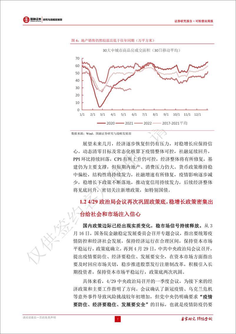 《可转债研究：正股和转债情绪有所回温，关注小票炒作监管风险和下修不及预期风险-20220526-国融证券-28页》 - 第8页预览图