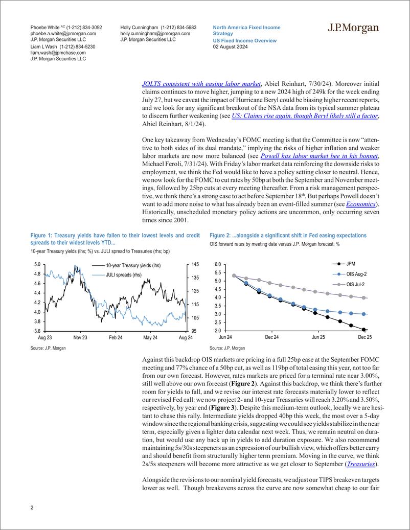 《JPMorgan Econ  FI-US Fixed Income Overview That escalated quickly-109630417》 - 第2页预览图