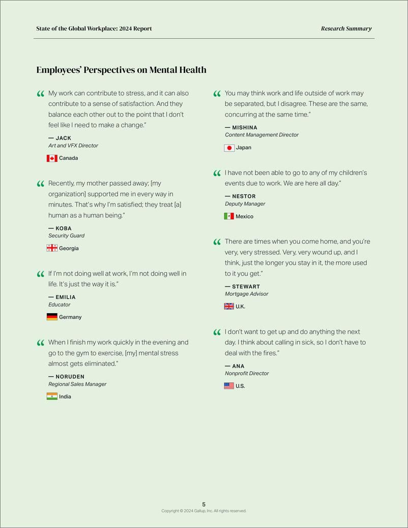 《2024年全球职场现状报告_英文版_》 - 第8页预览图