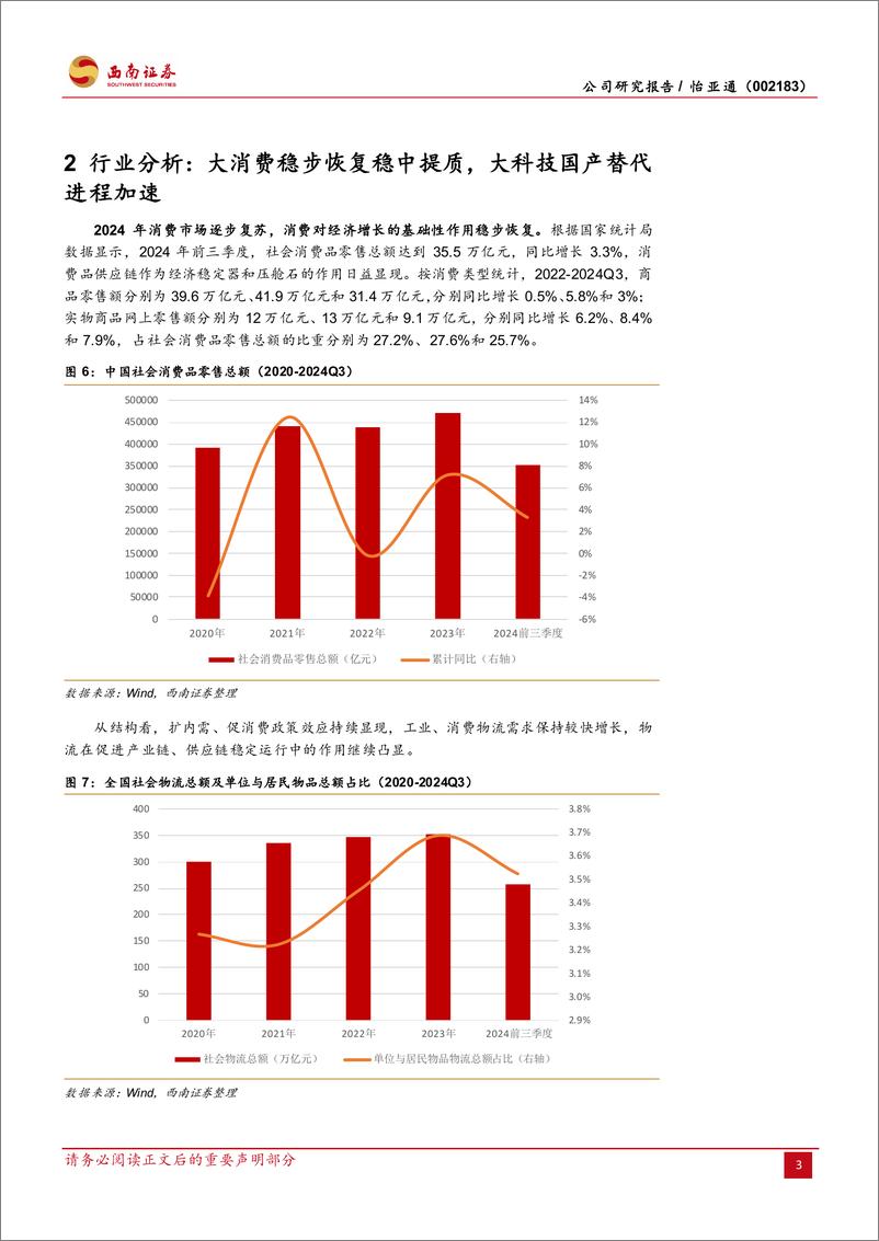 《怡亚通(002183)流通巨头，从商社迈向新质生产力-250106-西南证券-21页》 - 第6页预览图