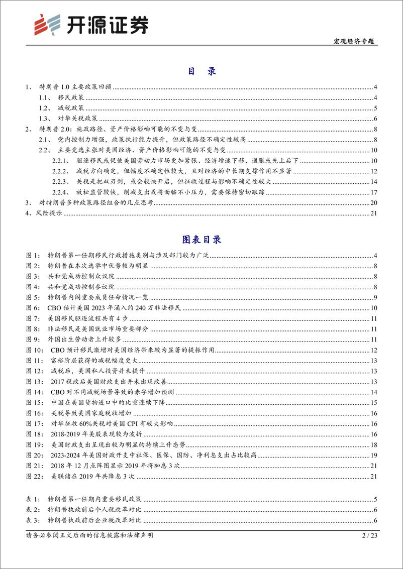 《宏观经济专题-从1.0到2.0：特朗普施政路径及影响的不变与变-250108-开源证券-23页》 - 第2页预览图