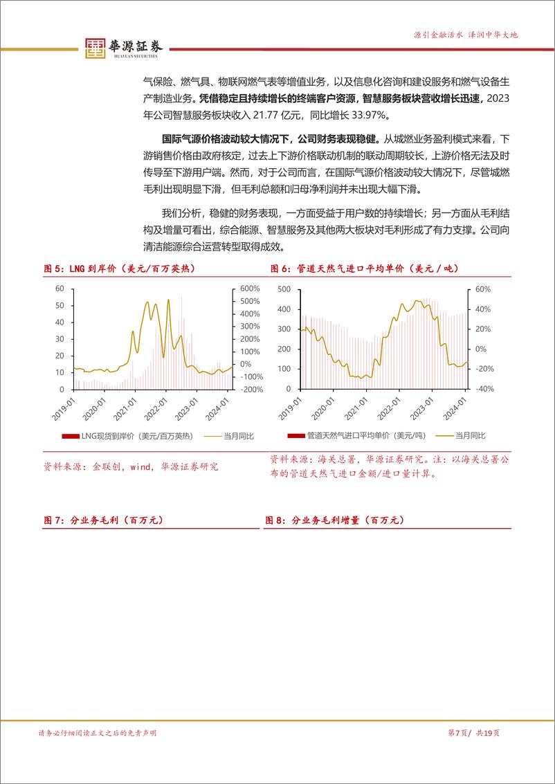 《深圳燃气(601139)价格机制理顺%2b气源成本下行，城燃主业愈发稳健-240716-华源证券-19页》 - 第7页预览图