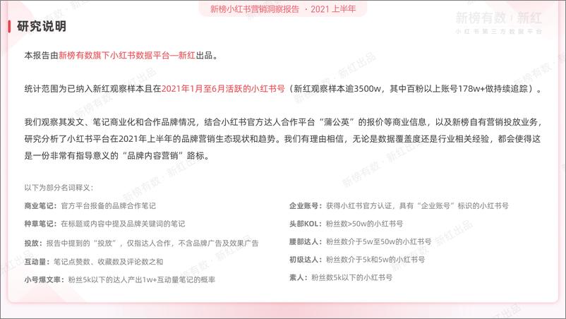 《新榜小红书营销洞察报告(2021H1)-新榜-202107》 - 第2页预览图