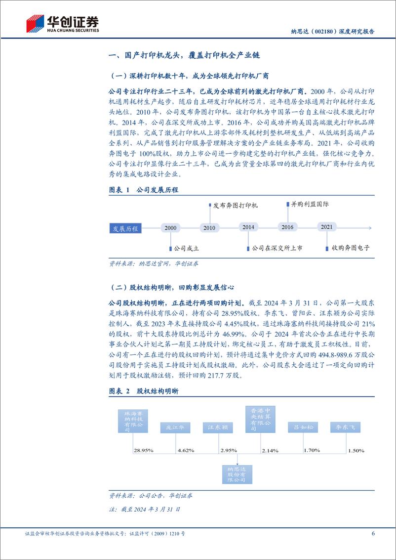 《华创证券-纳思达-002180-深度研究报告_国产打印机龙头_业绩回暖趋势明显》 - 第6页预览图