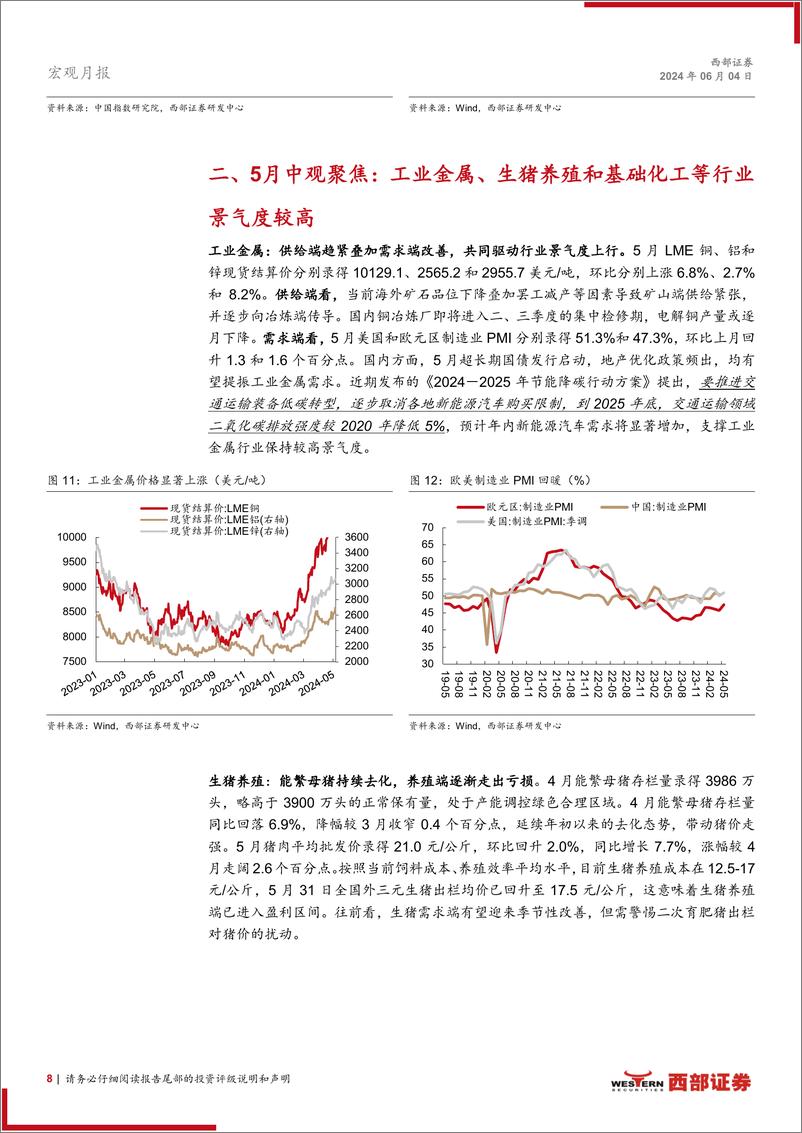 《中观景气月报(2024年5月)：地产新政效果如何？-240604-西部证券-12页》 - 第8页预览图