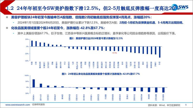 《2024年中期化妆品医美行业投资策略：美妆国潮持续，品类百花齐放-240626-申万宏源-47页》 - 第5页预览图