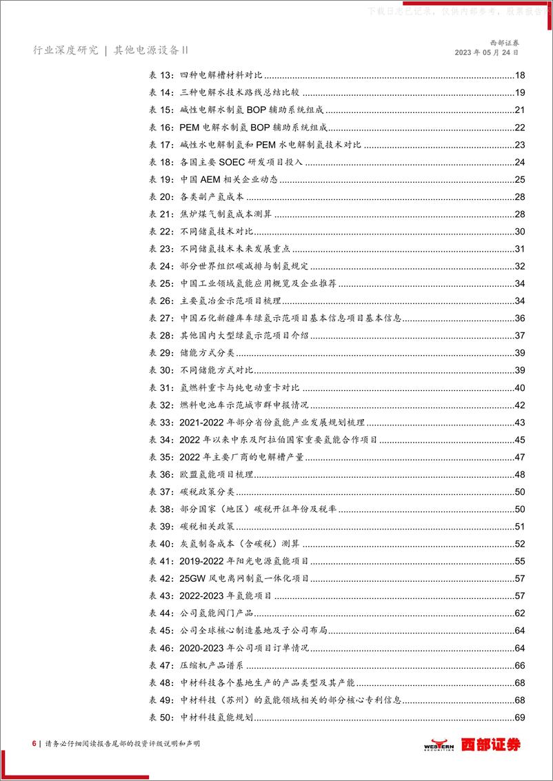 《西部证券-氢能源行业深度报告：绿电制绿氢是趋势，氢能产业链发展加速-230524》 - 第6页预览图